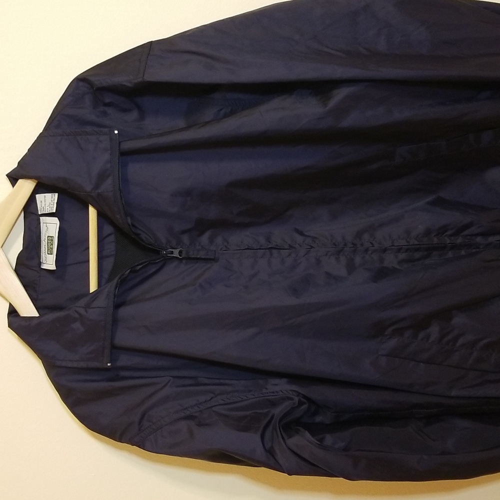 Michael Austin Men's Navy Windbreaker